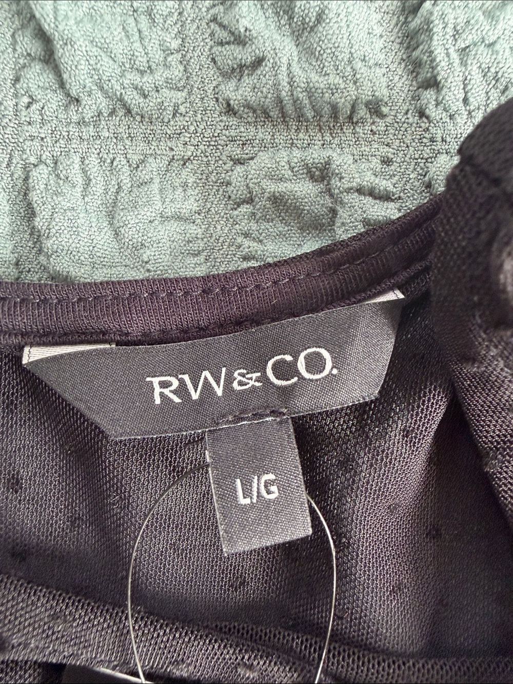 Sheer Black Ruffle Sleeve Top - Picture 5 of 6
